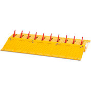 DOORKING® 1610-087 Surface Mount Traffic Spike Section, 3' L, Yellow