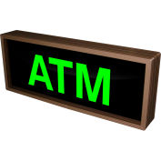 Tapco 132497 ATM Sign, LED Illuminated Sign, 18" x 7" x 2.25"