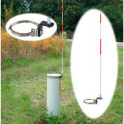 2673-00030 5' Long Fiberglass Pedestal Utility Marker