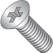 M5 x 0.8 x 12mm Machine Screw - Phillips Flat Head - Steel - Zinc - DIN 125B - Pkg of 100