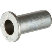 Flat Rivet Nut - 1/4-20 x .080 Grip - Steel - USA - Pkg of 50 - Titan Fasteners JMD1420G80FS