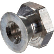 1/4-20 Tamper-Proof Security Breakaway Nut - Non-Removable - Aluminum - Made In USA - Pkg of 100