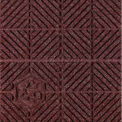 Waterhog Eco Premier Carpet Tile 22177014000, Diagonal, 18&quot;L X 18&quot;W X 1/4&quot;H, Black Smoke, 12-PK