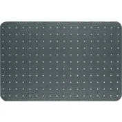 Rubber-Cal Kitchen Mat Anti-Slip Grease-proof Chef Mats - 3/8 in x 3 ft x 5 ft with A Beveled Edge - Black Rubber Mat