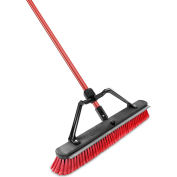 Libman Commercial 24" Multi-Surface Squeegee Push Brooom - 1230003 - Pkg Qty 3