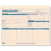 Tops® Employee Record Master File Jackets, 25-3/4" x 9-1/2", Manila, 20/Pack