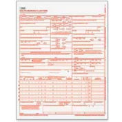 Tops® Laser CMS-1500 Claim Forms, 1-Part, Carbonless, 8-1/2" x 11", White, 500 Forms/Pack