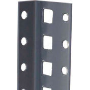 Tri-Boro Offset Angle Post 1" x 1-7/8" x 6'4"H - 1-1/2" O.C., Dark Gray
