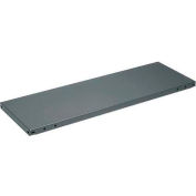 Tri-Boro Steel Flange Shelf 36"W x 24"D, 18 Gauge , 700 lb Capacity , Dark Gray