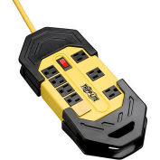Tripp Lite TLM825GF Power It! 8-Outlet Safety Power Strip, GFCI Plug, 25' Cord, Cord Wrap, Yellow