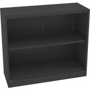 Tennsco Welded Jumbo Open Counter Height Cabinet 48"W x 18"D x 42"H Black