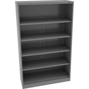 Tennsco Welded Jumbo Open Storage Cabinet 48"W x 18"D x 78"H Medium Grey