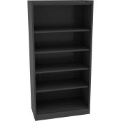 Tennsco Standard Welded Open Storage Cabinet 36"W x 18"D x 72"H Black