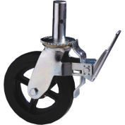 Fairbanks Scaffold Swivel Caster E-DB92-X4-8RT - 8" Dia. x 1-1/4"Stem - 500 Lb. Capacity