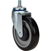 Fairbanks Shopping Cart Swivel Caster SK-S11-03-5-PBB - Polyurethane with Polyethylene Ctr 5" Dia.