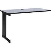 Interion® 48"W Left Handed Return Table - Gray