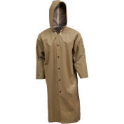 Tingley® C12148 Magnaprene™ Storm Fly Front Hooded Coat, Green, 48", Small