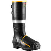 Tingley® MB816B Metatarsal Steel Toe Boots, Black Steel Midsole, Size 10