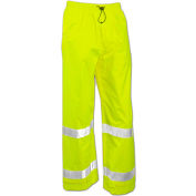 Tingley® P23122-Vision Snap Fly Front Pants, Fluorescent Yellow/Green, 2XL