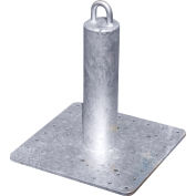 Tie Down Engineering 18&quot; Commercial Roof Anchor, Galvanized Steel, 310 lbs. Capacity