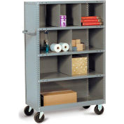Tri-Boro 5 Shelf Mobile Truck Bin Divider Unit MST1836BD Steel 36 x 18, 400 Lb. Cap.