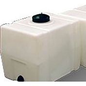 RomoTech 100 Gallon Plastic Storage Tank 82123929 - Square End with ...