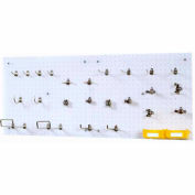 Triton 990-S DuraHook Wall Organizer (24 Hooks, 2 DuraBoards, 4 pc Bin System & Mounting HW Kit)