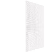 Triton DB-96 48" W x 96" H x 1/4" D White Poly Pegboard W/ 9/32" Holes