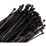 Triton - KTI-78240 24" Long Heavy Duty Black Nylon Ties, with 175 lb Tensile Strength, 25/pk