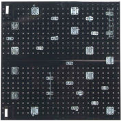 Triton LB18-BKKit (2) 18 ga Black Steel Square Hole Pegboard W/ (30 pc) Lochook & Bin Set