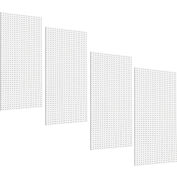 Triton Products, TPB-4W, Pegboard Back Panel, Blissful White, 48 Inch X 24 Inch