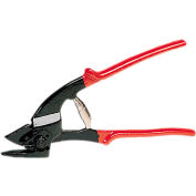 Teknika Regular Duty Steel Strapping Cutter for Up To 0.023" Thick & 3/4" Strap Width, Black & Red