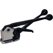 Teknika Adjustable Sealless Combination Tool for Steel Strapping Pre Set for 3/4"W, Silver