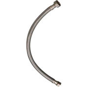 Faucet Supply Connector 3/8 In. Compression X 1/2 In. F.I.P. X 20 In. - Braided Stainless Steel - Pkg Qty 25