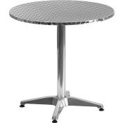 Flash Furniture 27.5&quot; Round Aluminum Indoor-Outdoor Table with Base