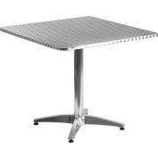 Flash Furniture 31.5&quot; Square Aluminum Indoor-Outdoor Table with Base