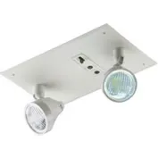 Global Industrial™ 2 Head Round LED Emergency Light w/ Adjustable