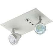 Emergi-Lite 12RSM36-210LG Recessed Light - 12V, 36W, Lead Calcium, 2- 4W LED MR16 Lamp Heads