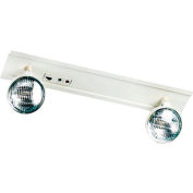 Emergi-Lite 12TSM36-210LG T-Bar Lighting Unit - 12V, 36W, 2- 4W LED MR16 Lamp Heads