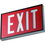 Emergi-Lite WSLX-1062R-N Everlite Tritium Exit Sign - 10 Year Double Face Red