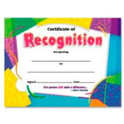 Trend® Certificate Of Recognition, Ready-To-Frame, 8-1/2" x 25", 30/Pack