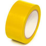 Floor Marking Aisle Tape, Yellow, 4"W x 108'L Roll, PST410