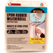 Frost King X-Treme Rubber Weatherstrip Tape, 1/2" W X 5/16" D X10' L, Gray - Pkg Qty 12