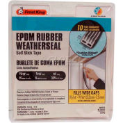 Frost King X-Treme Rubber Weatherstrip Tape, 1/2" W X 5/16" D X 10' L, White - Pkg Qty 12