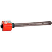 Tempco 316 Stainless Steel Immersion Heater TSP02794, 1-1/4" NPT 9-1/4" D 2000W 120V T-Stat