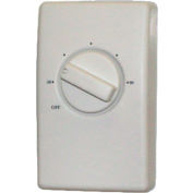 TPI Wall Mount Thermostat Single Pole For Unit Heaters, 120-277v S2025H10AA