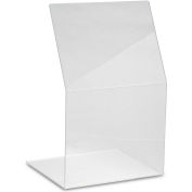 TrippNT 50707 Medium Biohazard Personal Protection Shield, Clear, 12"W x 10"D x 18"H