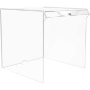 TrippNT&#153; Extra-Large Clear Acrylic Equipment Draft Shield, 22&quot;W x 23&quot;D x 22&quot;H
