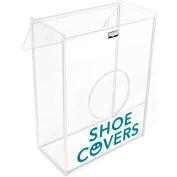 TrippNT Acrylic Small Apparel Dispenser for Shoe Covers, 8-1/2"W x 11-5/8"H x 4-1/4"D