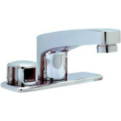 Sloan® ETF660 Sensor Activated Brass Faucet, Below Deck Mixing Valve, Plug Adapter, 0.5 GPM